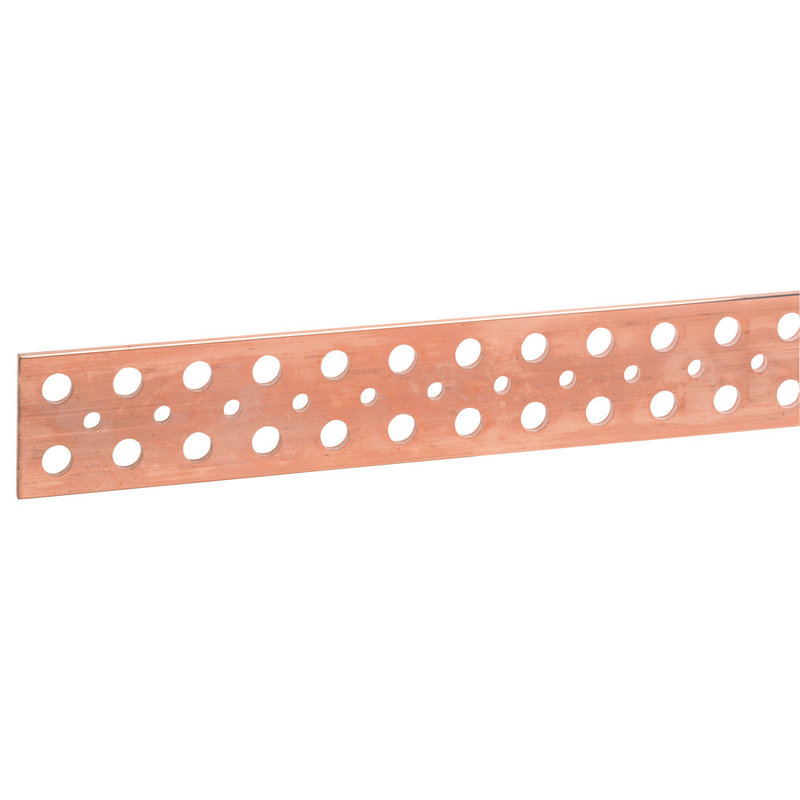 Legrand 037446 - Barre cuivre plate rigide - 100x5mm - 1250/1050 A admissibles - L. 1750mm