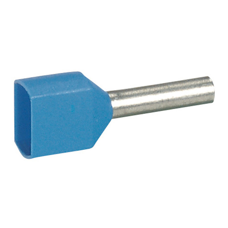 Legrand 037687 - Embout de câblage Starfix - pour conducteurs section - 2x0,75mm² - bleu