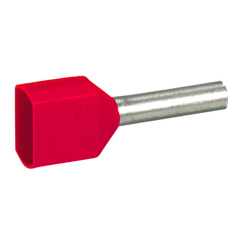 Legrand 037688 - Embout de câblage Starfix - pour conducteurs section - 2x1mm² - rouge