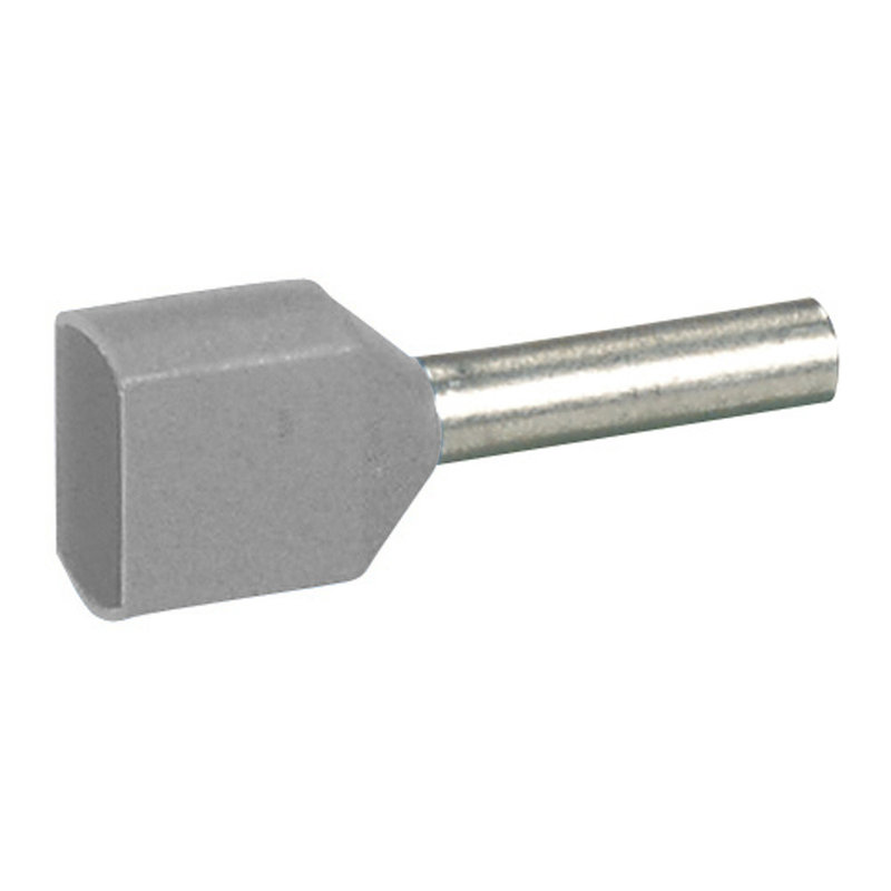 Legrand 037690 - Embout de câblage Starfix - pour conducteurs section - 2x2,5mm² - gris