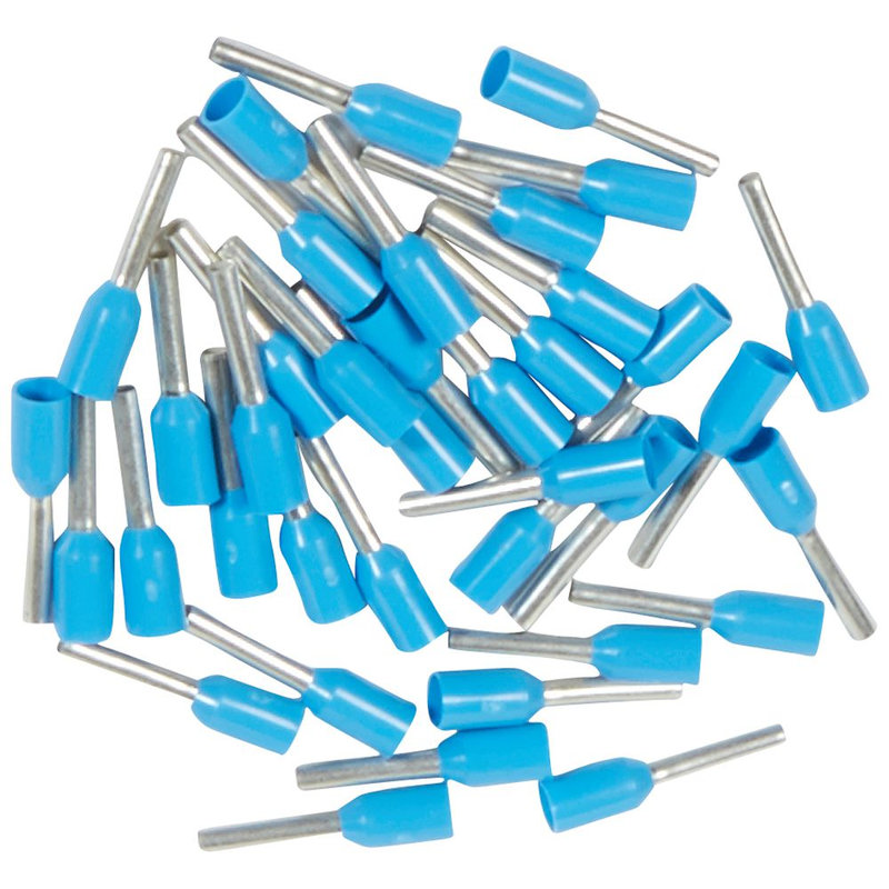 Legrand 037762 - Embouts de câblage à collerette iso Starfix - conducteurs section 0,75mm² - bleu