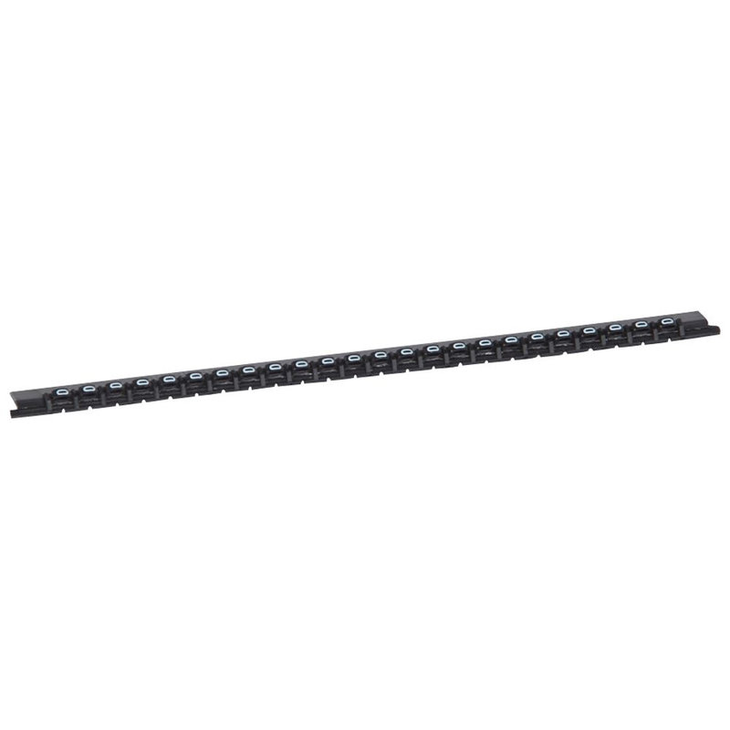 Legrand 037809 - Réglette 24 repères Mémocab larg.2,3mm + chiffre 0 selon couleur international