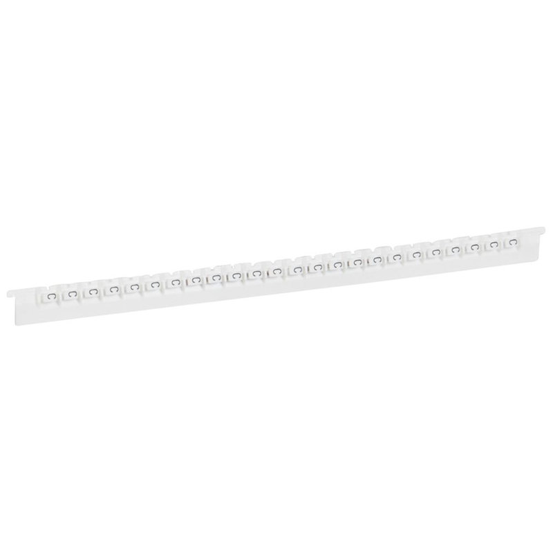 Legrand 037828 - Réglette 24 repères Mémocab largeur 2,3mm + lettre majuscule C noir/fond blanc