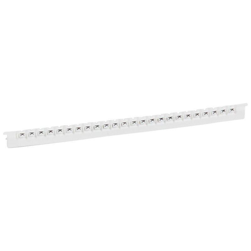 Legrand 037836 - Réglette 24 repères Mémocab largeur 2,3mm + lettre majuscule K noir/fond blanc