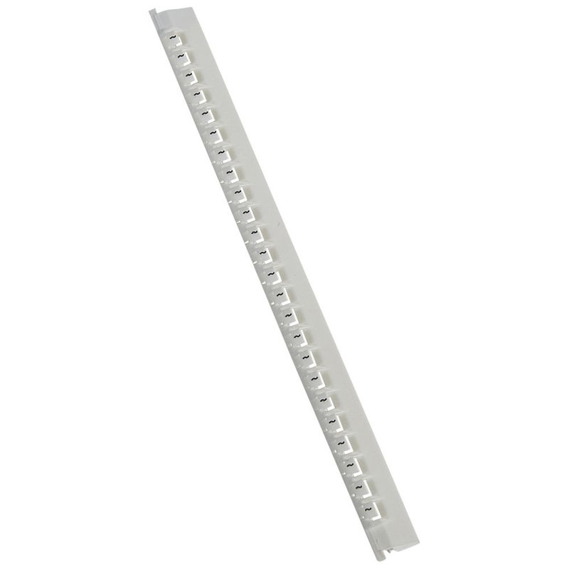 Legrand 037958 - Réglette Mémocab - l 2,3mm - signes conventionnels - courant alternatif