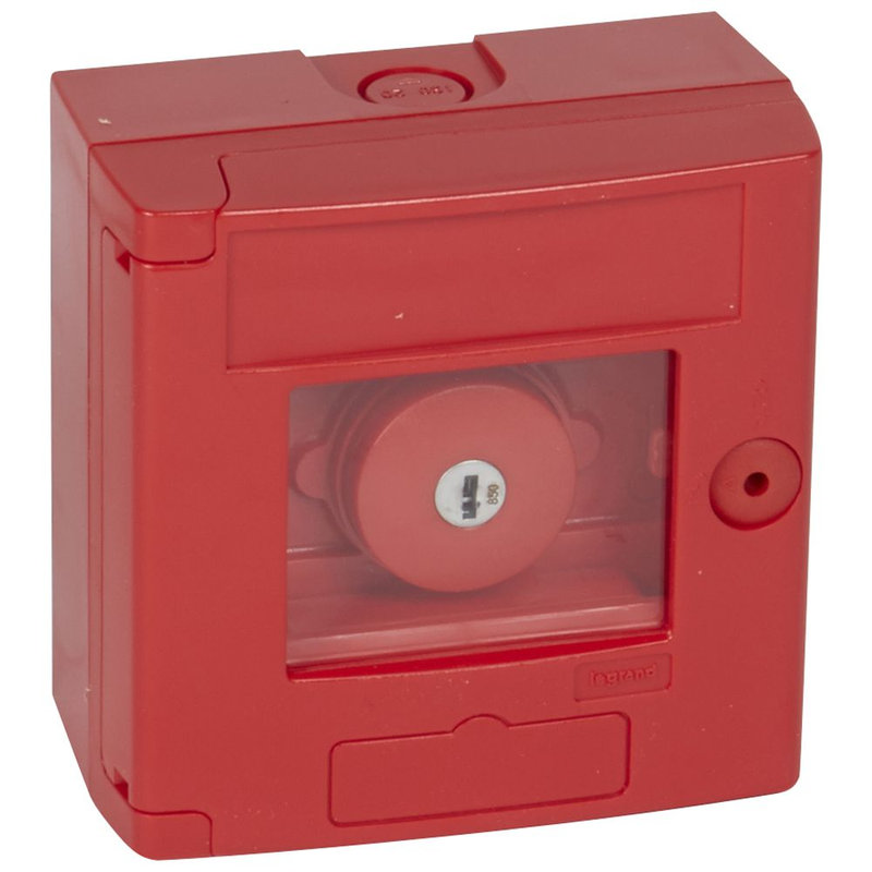 Legrand 038003 - Coffret bris de glace coup de poing IP44 rouge - montage en saillie