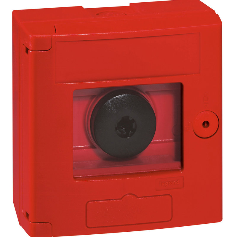 Legrand 038011 - Coffret bris de glace double position IP44 rouge - montage en saillie