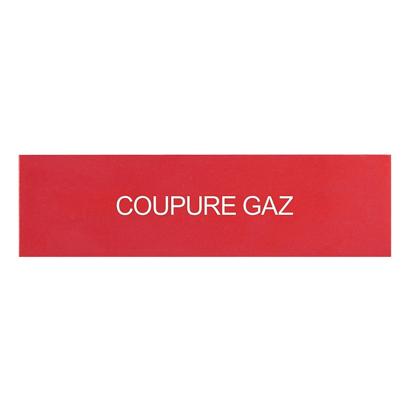 Legrand 038020 - Etiquettes autocollantes (3) ''coupure gaz'' pour coffrets de sécurité