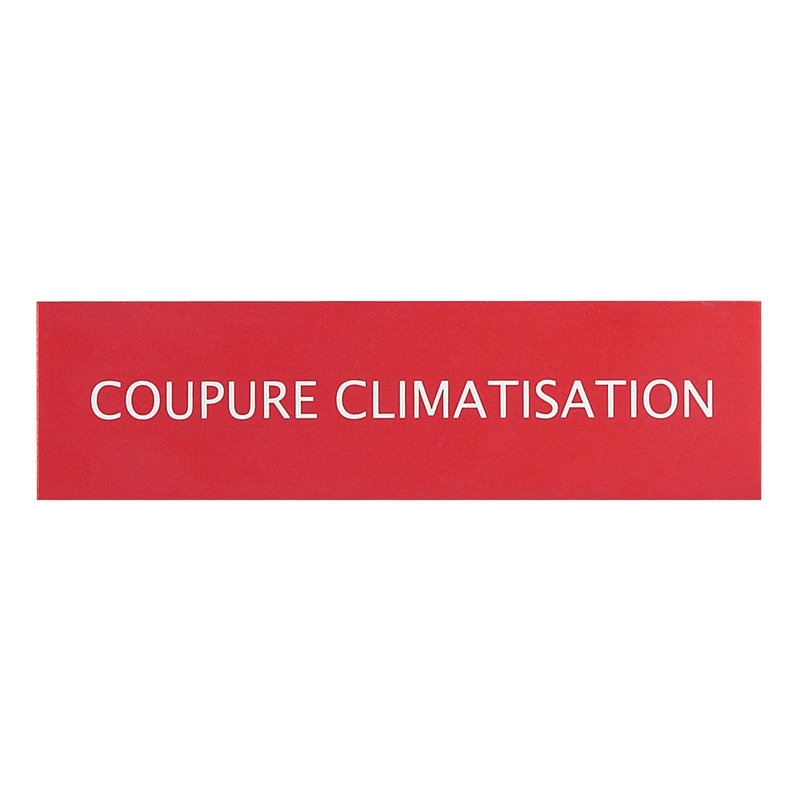 Legrand 038021 - Etiquettes autocollantes (3) ''coupure climatisation'' pour coffrets de sécurité
