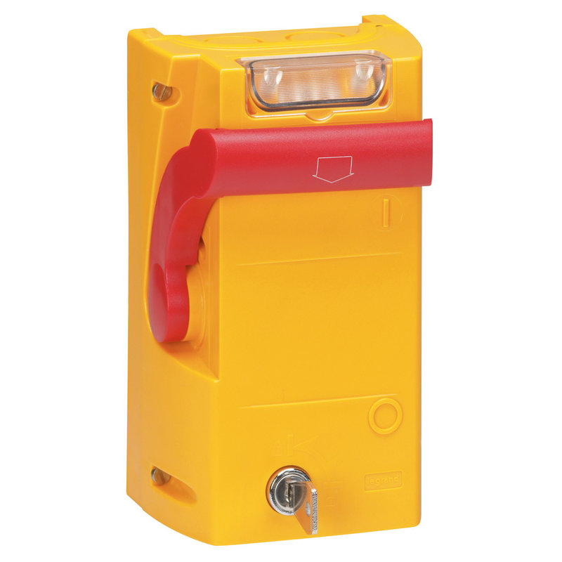 Legrand 038098 - Coffret à manette pour coupure d'urgence avec voyant 48V=