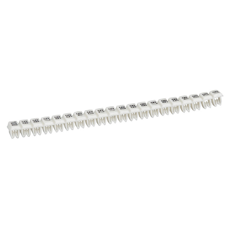 Legrand 038164 - Repère CAB 3 pour filerie 1,5 à 2,5mm² - noir/fond blanc - nombres 81 à 100