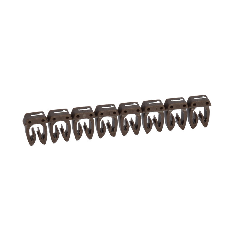 Legrand 038211 - Repère CAB 3 pour filerie 0,5mm² à 1,5mm² et blocs de jonction chiffre 1 brun