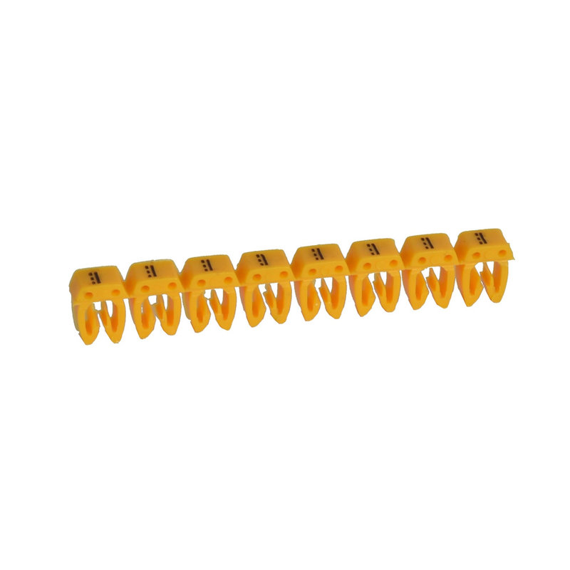 Legrand 038295 - Repère CAB 3 pour filerie 4mm² à 6mm² avec signe conventionnel courant continu