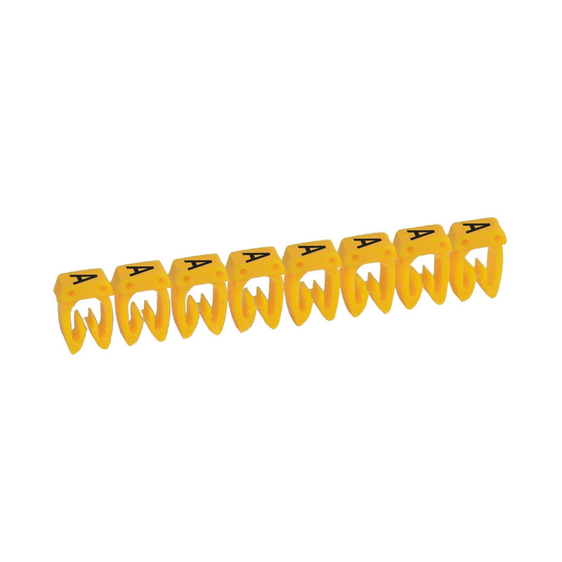 Legrand 038300 - Repère CAB 3 pour filerie 0,5mm² à 1,5mm² et blocs de jonction avec lettre A