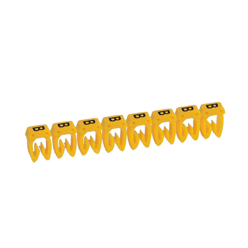 Legrand 038301 - Repère CAB 3 pour filerie 0,5mm² à 1,5mm² et blocs de jonction avec lettre B