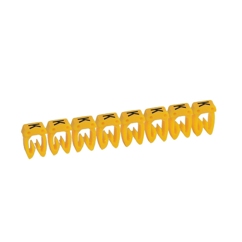 Legrand 038310 - Repère CAB 3 pour filerie 0,5mm² à 1,5mm² et blocs de jonction avec lettre K