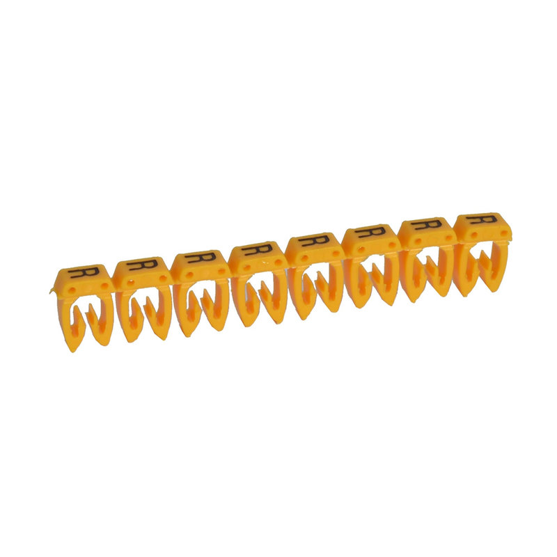 Legrand 038317 - Repère CAB 3 pour filerie 0,5mm² à 1,5mm² et blocs de jonction avec lettre R