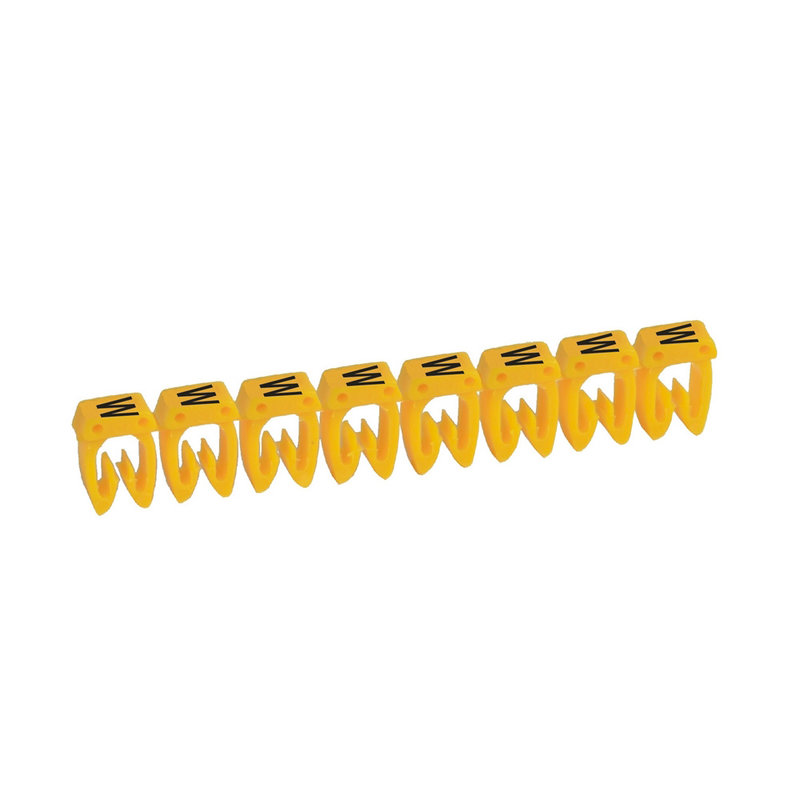 Legrand 038322 - Repère CAB 3 pour filerie 0,5mm² à 1,5mm² et blocs de jonction avec lettre W