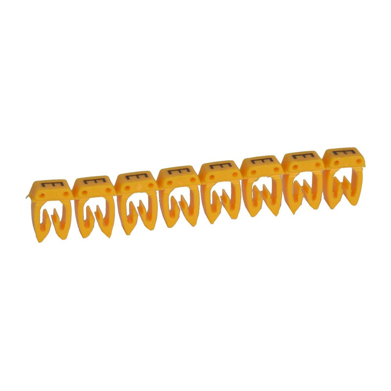 Legrand 038334 - Repère CAB 3 pour filerie 1,5mm² à 2,5mm² avec lettre majuscule E