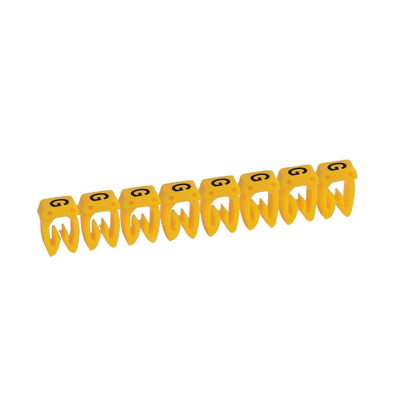 Legrand 038336 - Repère CAB 3 pour filerie 1,5mm² à 2,5mm² avec lettre majuscule G