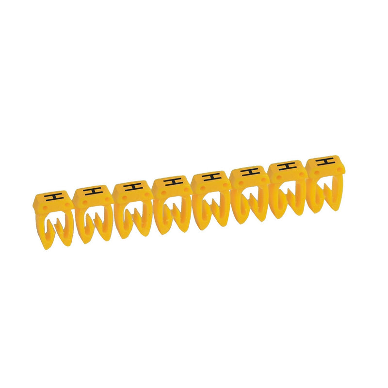 Legrand 038367 - Repère CAB 3 pour filerie 4mm² à 6mm² avec lettre majuscule H