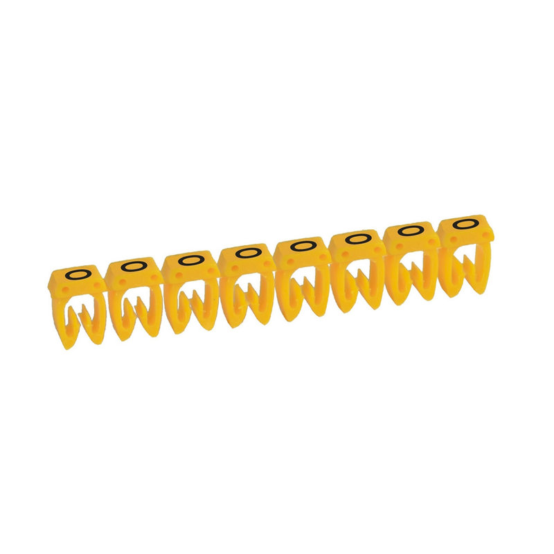 Legrand 038374 - Repère CAB 3 pour filerie 4mm² à 6mm² avec lettre majuscule O