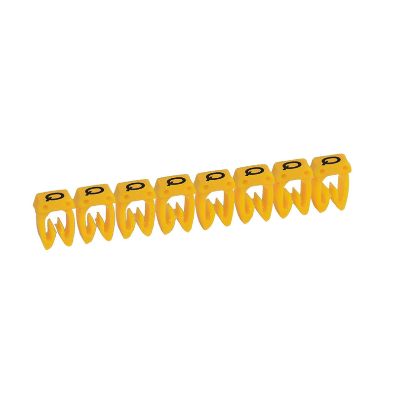 Legrand 038376 - Repère CAB 3 pour filerie 4mm² à 6mm² avec lettre majuscule Q