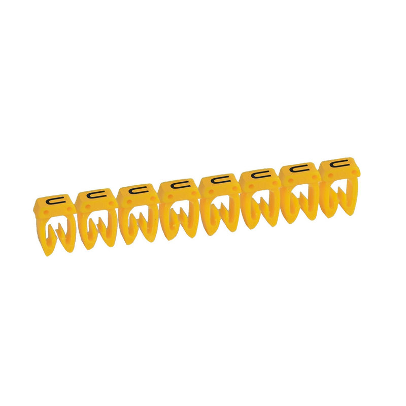 Legrand 038380 - Repère CAB 3 pour filerie 4mm² à 6mm² avec lettre majuscule U