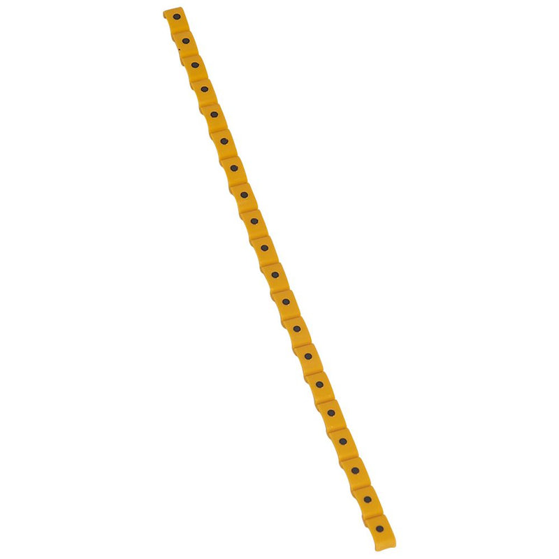 Legrand 038441 - Repère Duplix signe conventionnel point noir sur fond jaune