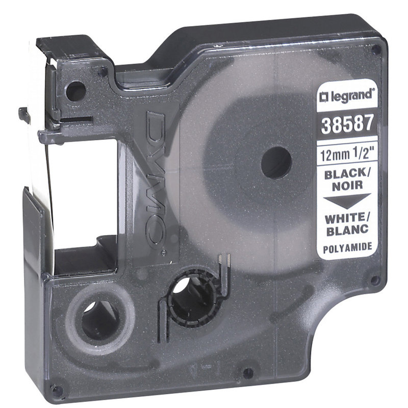 Legrand 038587 - Ruban pour titreuses réf.038580/038585 blanc en polyamide - larg.12mm-long.3,5m