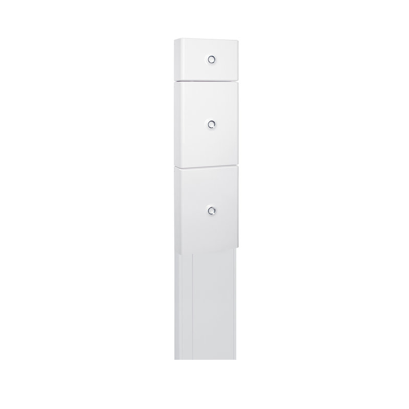 Legrand 030109 - Goulotte GTL complète Drivia 13 65x250mm mi-longueur + 2 couvercles - long.1,66m