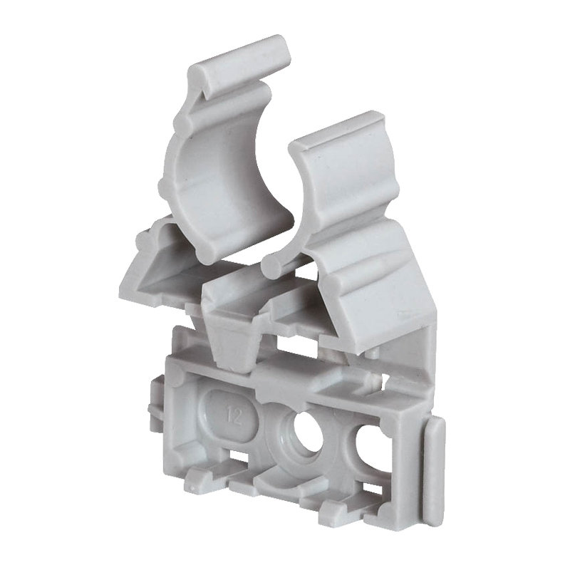 Legrand 031370 - Lyre grise pour conduit IRL Ø16mm avec fixation par cloueur type Pulsa 700E