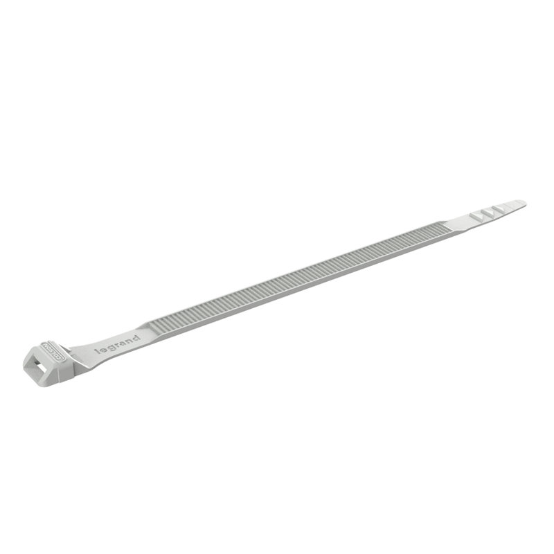 Legrand 031870 - Collier Colson gris RAL7035 à denture extérieure largeur 9mm et longueur 185mm