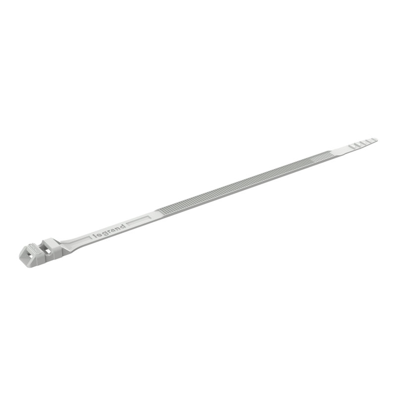 Legrand 031871 - Collier Colson gris RAL7035 à denture extérieure largeur 9mm et longueur 262mm