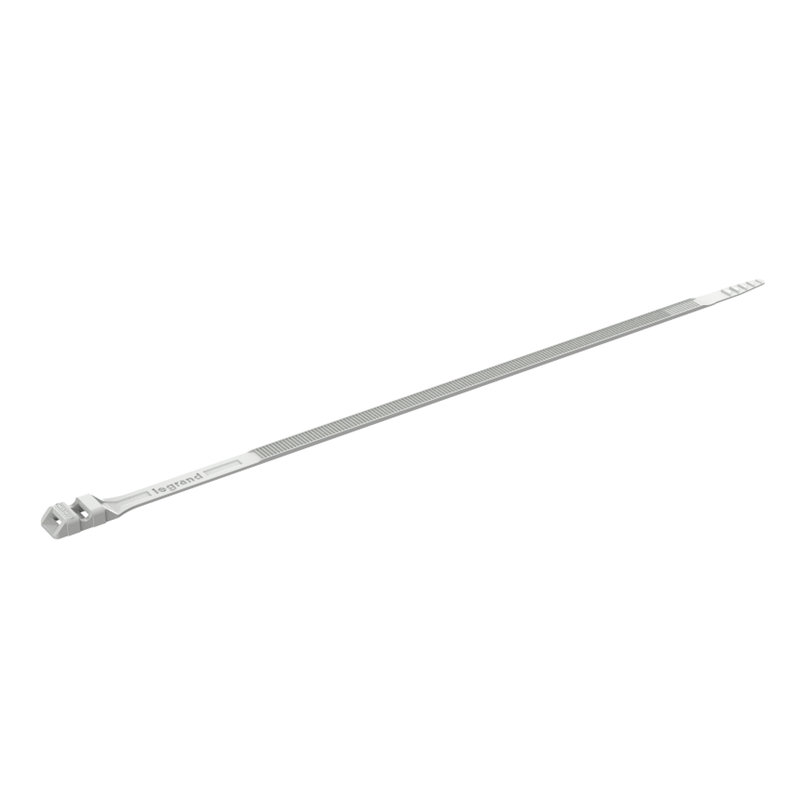 Legrand 031872 - Collier Colson gris RAL7035 à denture extérieure largeur 9mm et longueur 357mm