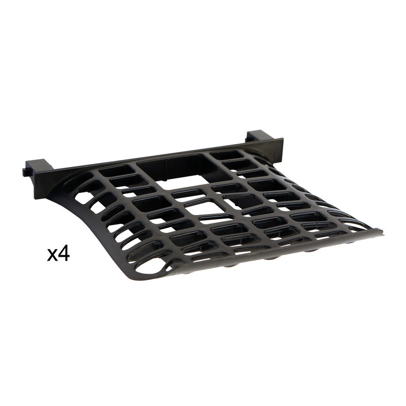 Legrand 032126 - Jeu de 4 supports de cordons pour panneau LCS³ 19pouces à équiper