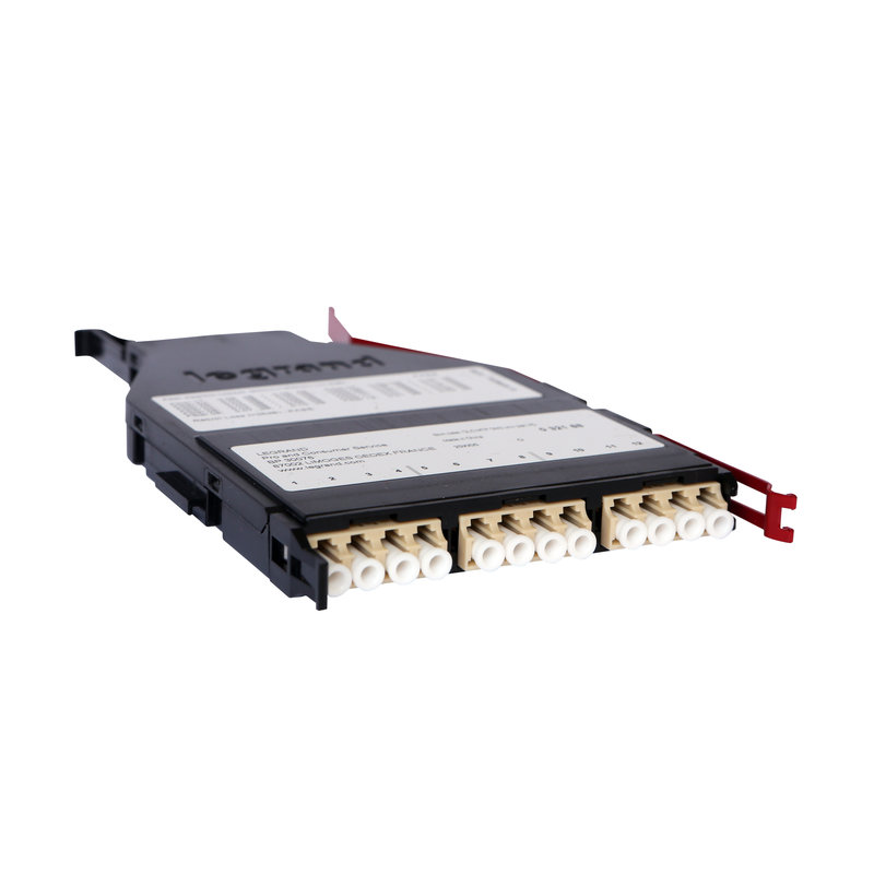 Legrand 032168 - Cassette slim HD MTP pour panneau modulaire LCS³ OM3 multimodes 12 brins LC