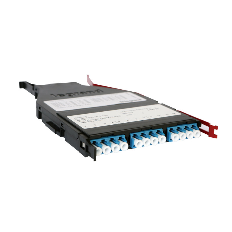 Legrand 032170 - Cassette slim HD MTP pour panneau modulaire LCS³ OS2 monomode 12 brins LC