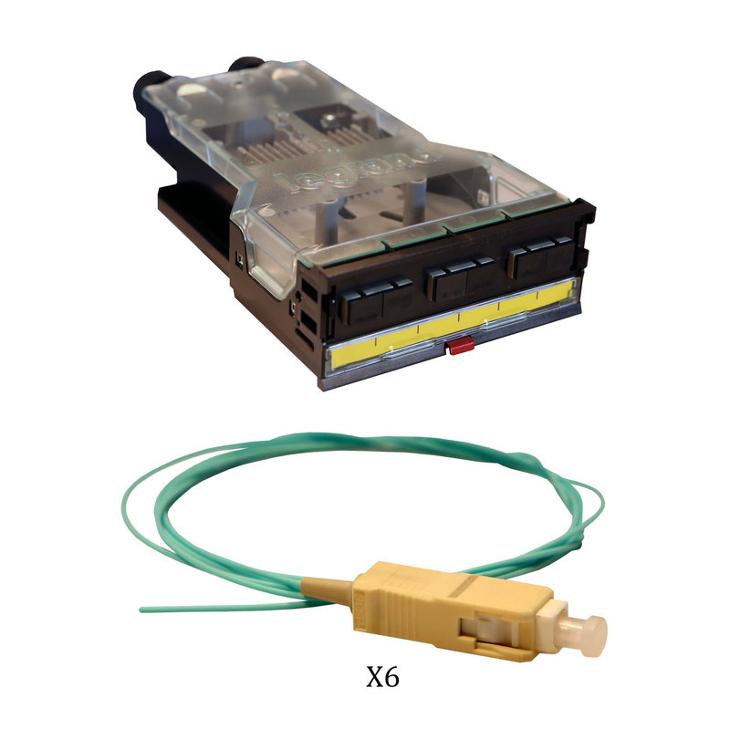 Legrand 032180 - Cassette LCS³ fibre optique avec bloc SC duplex 6fibres multimode 50/125μm