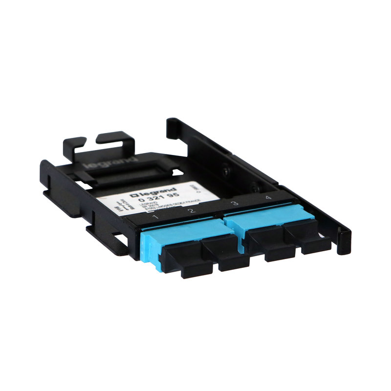 Legrand 032195 - Adaptateur MPO compatible MTP Très Haute Densité 4 MTP multimode key up/key down