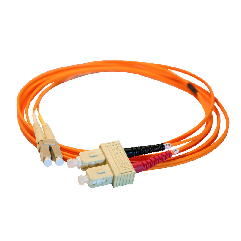 Legrand 033063 - Cordon optique OM2 multimode LCS³ duplex SC/LC - longueur 2m