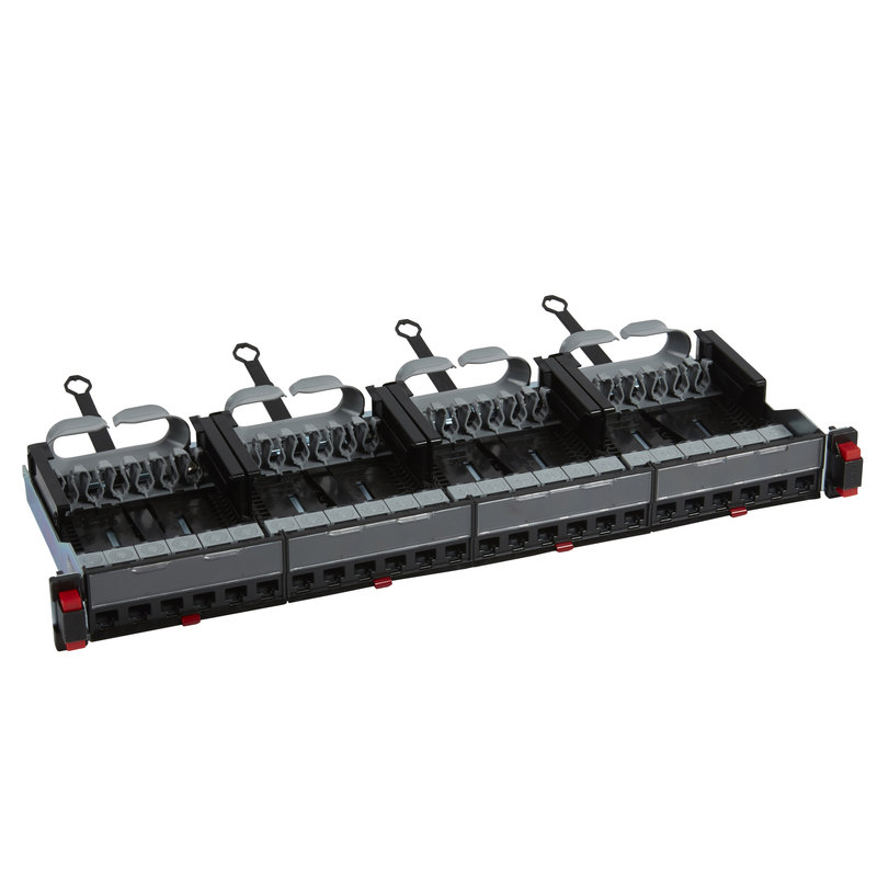 Legrand 033750 - Panneau de brassage droit 19pouces 1U LCS³ cat5e avec 24 connecteurs RJ45 UTP