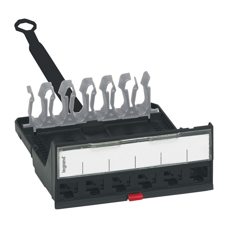 Legrand 033755 - Cassette nue pour panneaux de brassage droits à équiper LCS³