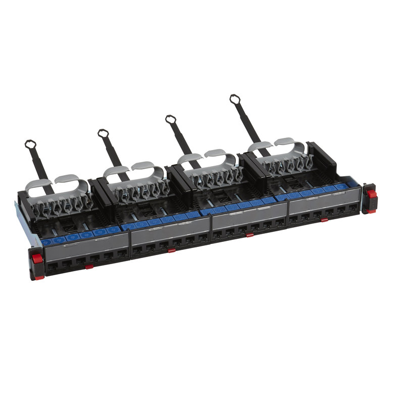 Legrand 033760 - Panneau brassage droit 19pouces 1U LCS³ catégorie 6 avec 24 connecteurs RJ45 UTP
