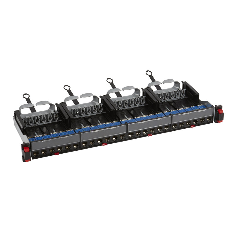 Legrand 033762 - Panneau brassage droit 19pouces 1U LCS³ catégorie 6 avec 24 connecteurs RJ45 STP