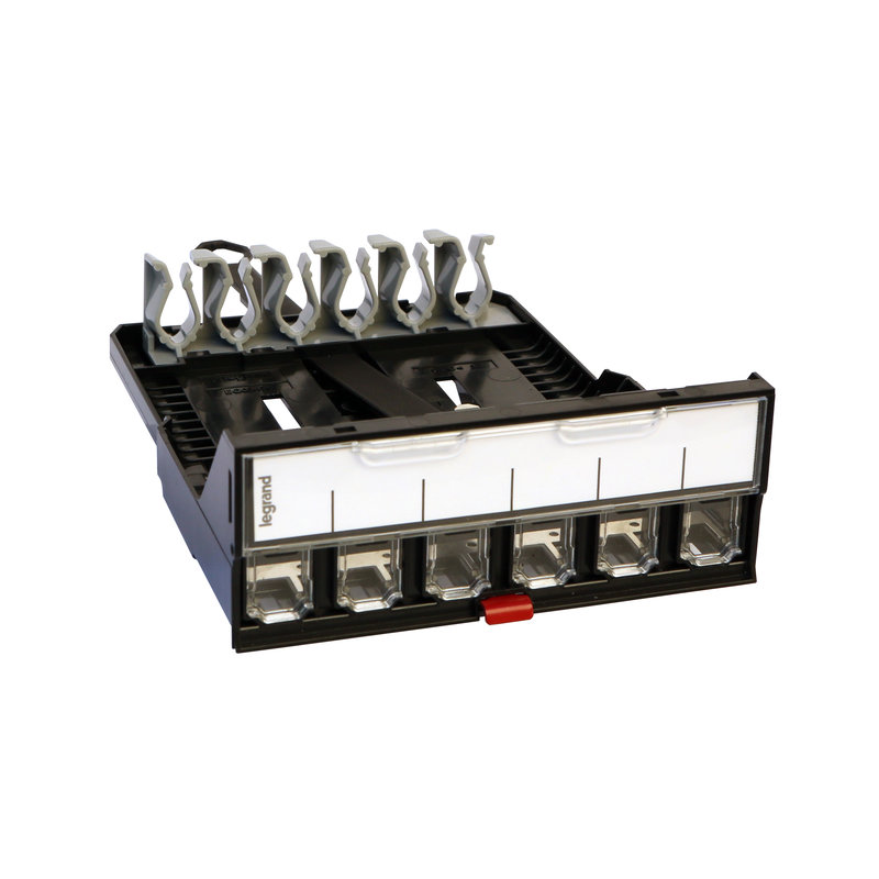 Legrand 033766 - Cassette à volets pour protéger les contacts des connecteurs RJ45 LCS³