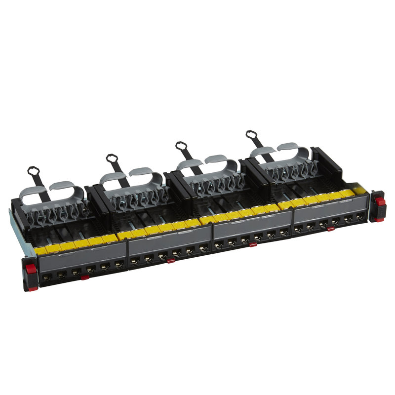 Legrand 033770 - Panneau de brassage droit 19pouces 1U LCS³ cat6A avec 24 connecteurs RJ45 UTP