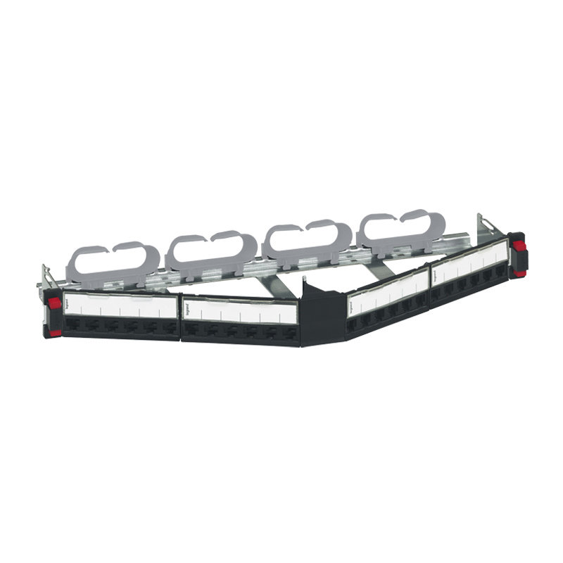 Legrand 033792 - Panneau de brassage en angle 19pouces 1U LCS³ à équiper de connecteurs RJ45