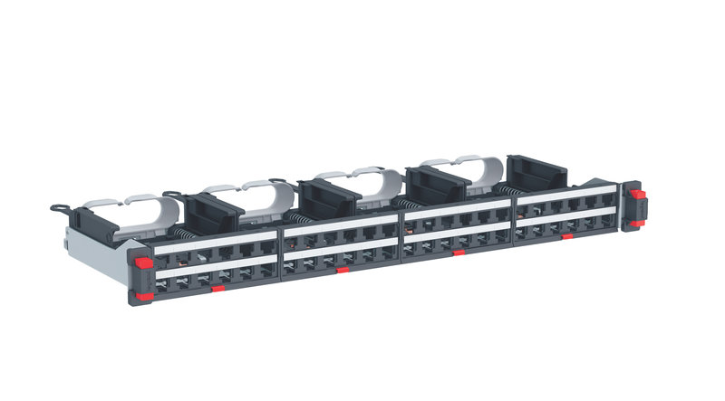 Legrand 033793 - Panneau brassage droit 19pouces 1U LCS³ à équiper 48 connecteurs haute densité