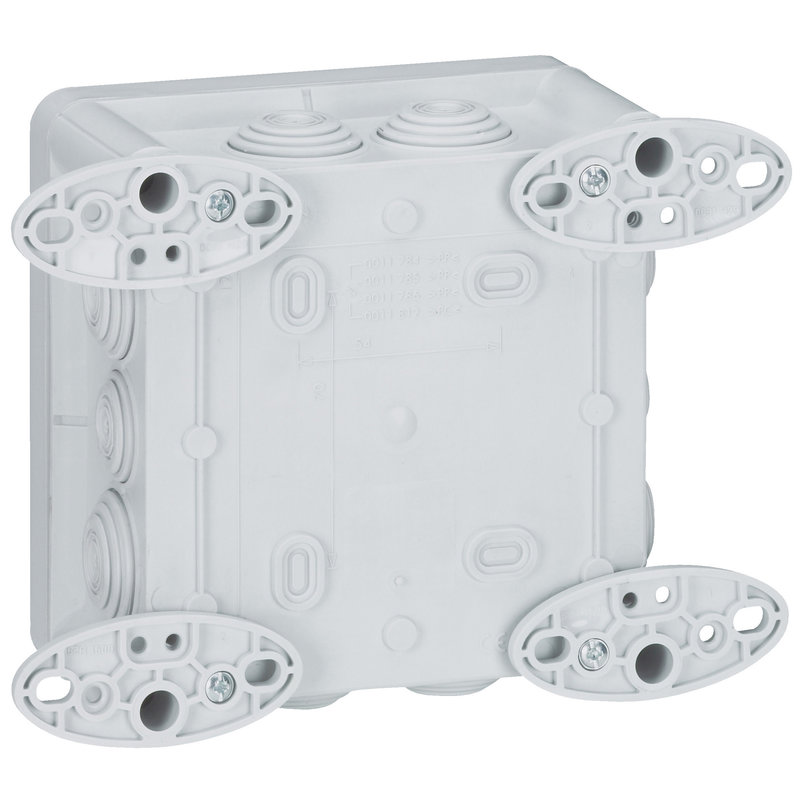 Legrand 035802 - Pattes de fixation murale (4) - pour boîtiers à partir de larg 110mm
